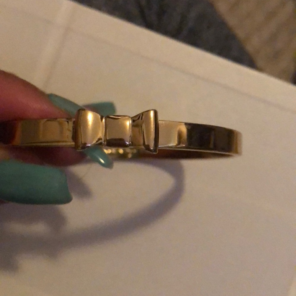 Kate spade gold bow ring